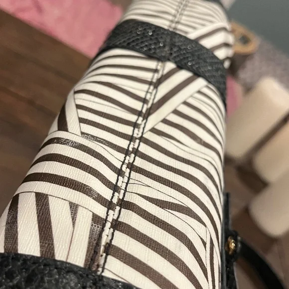 Henri Bendel Disturbed Stripped Briefcase/Laptop Bag - Picture 16 of 17